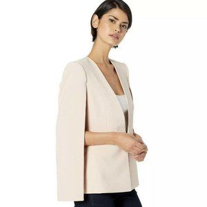 BCBGMaxazaria Women's Upas Cape Blazer Jacket Bare Pink Size Medium